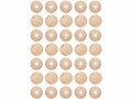 lalana Holzperlen Hölzerne Perlen 10 mm, 35 Stück, Material