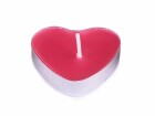 Pajoma Teelichter in Herzform Rot, 50 Stück, Natürlich Leben