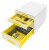 Image 0 Leitz Schubladenbox WOW Cube A4 5213-20-16 weiss/gelb, 4