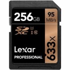Lexar Professional 256 GB SDHC/XC 633x R:95MB/s W:45MB/s
