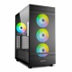 SHARKOON TECHNOLOGIE REBEL C50 RGB ATX CASE BLACK ATX PC CASE  PC NS CBNT