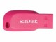 SanDisk Cruzer Blade - Clé USB - 16 Go - USB 2.0 - rose électrique