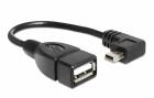 DeLock USB-OTG-Kabel Mini-USB B - USB A 0.11