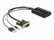 Bild 2 DeLock Adapter mit Audio HDMI - VGA, Kabeltyp: Adapter