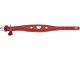 Hunter Halsband Windhund Love 32/XS, Rot/Schwarz, Halsumfang: 32 cm