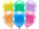 Partydeco Luftballon Uni Eco Metallic 100 Stück, Mehrfarbig,