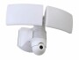 LUTEC Strahler LIBRA mit Kamera, 5000 K, Weiss, Dimmbar