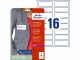 Avery Zweckform Namensetiketten 88.9 x 31 mm, 20 Blatt, Klebehaftung