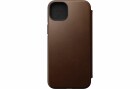 Nomad Book Cover Modern Leather Folio iPhone 14 Plus