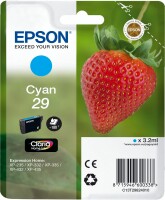 Epson Tintenpatrone cyan T298240 XP-235/335/435 180 Seiten, Kein