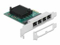 DeLock Netzwerkkarte 4x 1Gbps, RTL8111 PCI-Express x1