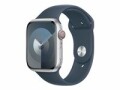 Apple Sport Band 45 mm Sturmblau S/M, Farbe: Dunkelblau