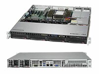 Supermicro SuperChassis 813MFTQC-R407CB, Anzahl Laufwerkschächte: 4