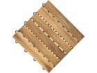 Florco Balkon-& Terrassenplatten Akazie, 5 Latten 30 x 30