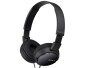 Sony On-Ear-Kopfhörer MDRZX110B Schwarz, Detailfarbe: Schwarz