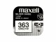 Maxell Europe LTD. Knopfzelle SR621W 10 Stück, Batterietyp: Knopfzelle