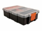 DeLock Sortimentskasten Orange / Schwarz 11 Fächer, Produkttyp