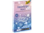 Folia Fensterbild Merry Christmas Vorlage und Kreidemarker