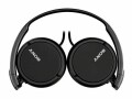 Sony On-Ear-Kopfhörer MDRZX110B Schwarz, Detailfarbe: Schwarz