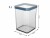Bild 1 Rotho Vorratsbehälter Premium Loft 1 l, Blau/Transparent
