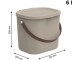 Rotho Aufbewahrungsbox Albula 6 l, Beige, Breite: 20 cm