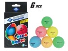 DONIC Schildkröt Tischtennisball Color, Verpackungseinheit: 6 Stück, Farbe