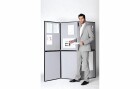 Bi-Office Moderationswand 90 cm x 60 cm, Grau, Breite