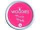 Woodies Stempelkissen Panic Pink, 1 Stück, Detailfarbe: Neonpink