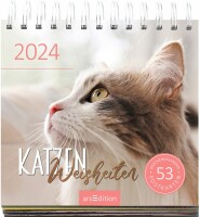 ARS EDITION Postkartenkalender 2024 42785219 Katzenweisheiten