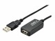Digitus DA-73100-1 - Prolunga USB - USB (F) a USB (M) - USB 2.0 - 10 m
