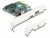 Bild 3 DeLock PCI-Express-Karte 90107 2x USB, Datenanschluss Seite B