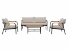 Schou Loungeset Olga, Set 4-teilig, Aluminium Kork, Material