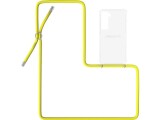 Urbany's Necklace Case Galaxy S22 5G Cute Canary Transparent