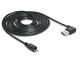 DeLock Delock Easy-USB2.0-Kabel A-MicroB: 1m, USB-A