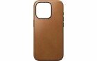 Nomad Back Cover Modern Leather iPhone 15 Pro Rostbraun