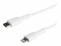 STARTECH .com 2m(6 ft) Durable White USB-C to Lightning Cable
