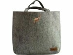 Eskimo Tasche Shopper Steinbock, Hellgrau, Breite: 38 cm