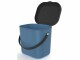 Rotho Recyclingbehälter Albula 6 l, Blau, Material: Recycling
