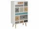 AC Design Kommode Thais 70 cm x 114 cm, Mehrfarbig/Weiss