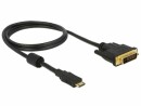 DeLock Kabel Mini-HDMI (HDMI-C) - DVI-D, 1 m, Kabeltyp