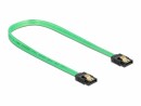 DeLock SATA-Kabel UV Leuchteffekt grün