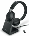 Jabra Headset Evolve2 65 Duo MS Schwarz, USB-A, inkl