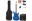 Bild 0 MAX E-Gitarre GigKit Quilted Style Blau, Gitarrenkoffer