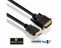 PureLink Kabel HDMI - DVI-D, 3 m, Kabeltyp: Anschlusskabel