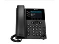 POLY Tischtelefon VVX 350 Schwarz, SIP-Konten: 6 ×, PoE