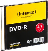 Intenso DVD-R Slim 4.7GB 4101652 16X 10 Pcs, Kein