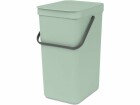 Brabantia Recyclingbehälter Sort & Go 16 l, Hellgrün, Material