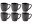 Image 3 Bitz Kaffeetasse 190 ml, 6 Stück, Grau/Violet, Material