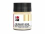 Marabu Metallic-Farbe Colorado Gold 50 ml, Weiss, Art