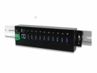 EXSYS USB-Hub EX-1110HMVS, Stromversorgung: Terminal Block, USB